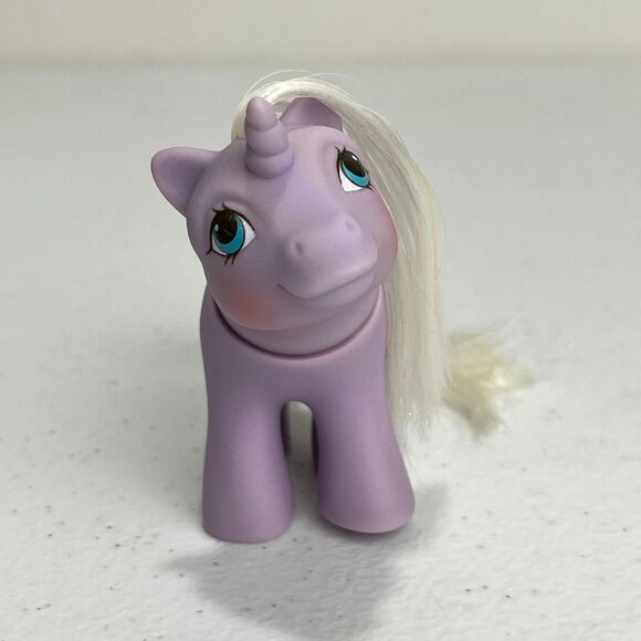 VTG My Little Pony G1 Peek A Boo Baby Noddins Unicorn Purple Bunny Hasbro 1987 - Picture 4 of 16